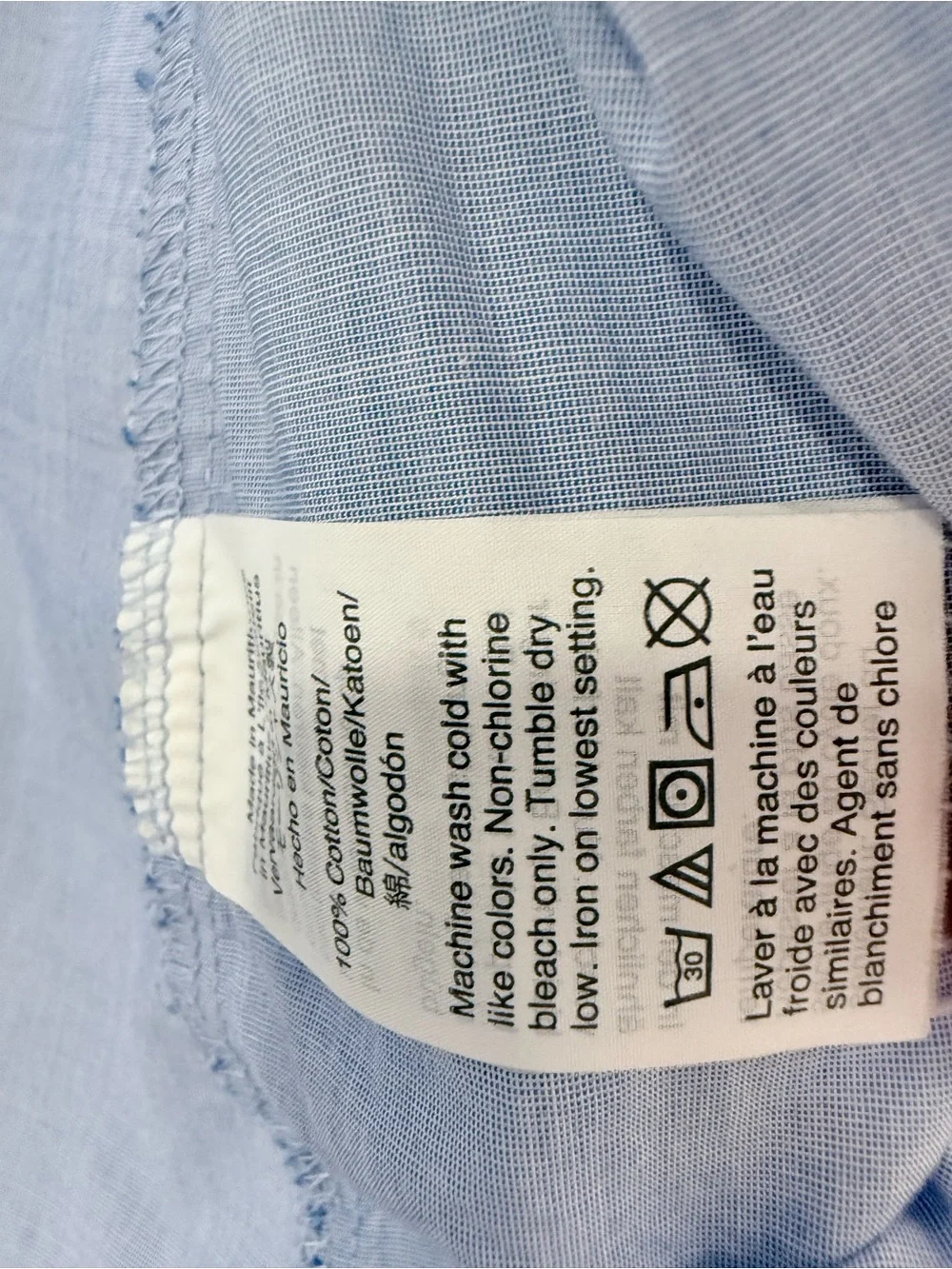 J. Crew Light Blue Long-Sleeve Button-Down Shirt - Picture 4 of 4